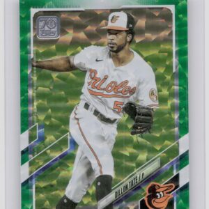 2021 Topps Update Dillon Tate Green Foilboard /499 #US242 Orioles