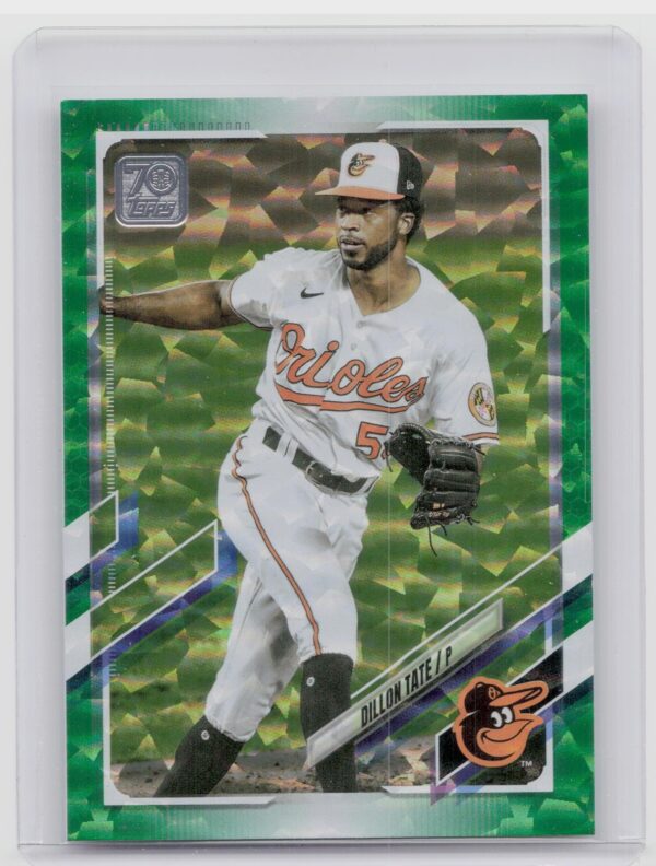 2021 Topps Update Dillon Tate Green Foilboard /499 #US242 Orioles