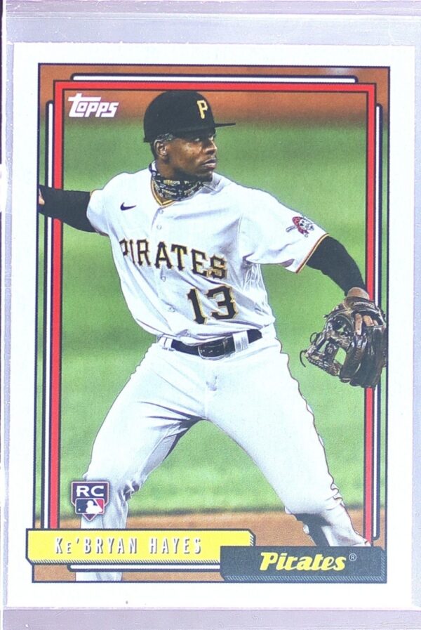 2021 Topps Update Ke'Bryan Hayes RC #T92-38 Pirates 1992 Topps Redux