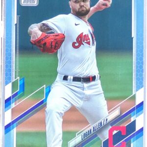 2021 Topps Update Logan Allen Father's Day Powder Blue /50 #US308 Indians