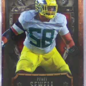 2021 Wild Card Matte White Penei Sewell RC #MWW-17 Ducks Weekend Warriors Silver