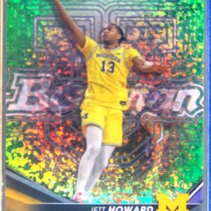 2022-23 Bowman University Best Jett Howard Green Mini Diamond Refractors /99 #3