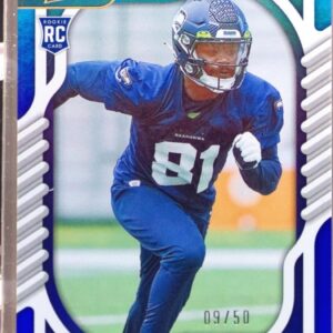 2022 Absolute Bo Melton RC Spectrum Blue /50 #146 Seahawks