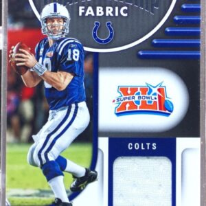2022 Absolute Peyton Manning JSY #CF-5 Colts Championship Fabric