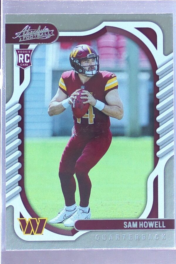 2022 Absolute Sam Howell Retail RC #105 Commanders