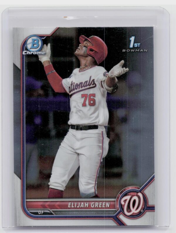 2022 Bowman Draft 1st Edition Elijah Green #BD-23 Nationals