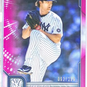 2022 Bowman Gerrit Cole Fuchsia /299 #95 Yankees