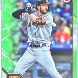 2022 Bowman Kris Bryant Neon Green /399 #98 Giants