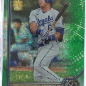 2022 Bowman Luca Tresh /99 #BCP-136 Royals Chrome Prospects Green Mini Diamond