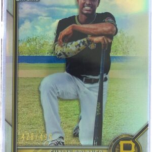 2022 Bowman Shalin Polanco /499 #BCP-145 Pirates Chrome Prospects Refractor