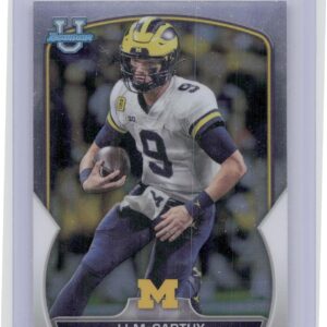 2022 Bowman University Chrome JJ McCarthy #48 Wolverines