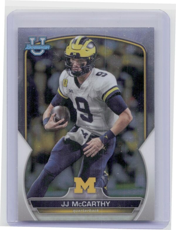2022 Bowman University Chrome JJ McCarthy #48 Wolverines