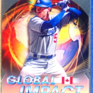 2022 Bowman's Best Freddie Freeman #GI-13 Dodgers Global Impact Die Cuts