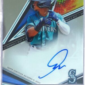 2022 Bowman's Best Jonatan Clase Auto #B22-JC Mariners Best of 2022 Autographs