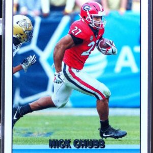 2022 Chronicles Draft Nick Chubb #23 Bulldogs Donruss Retro