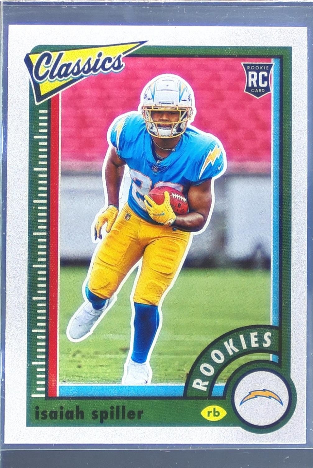 2022 Classics Isaiah Spiller RC #160 Chargers
