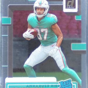2022 Clearly Donruss Erik Ezukanma RC #89 Dolphins