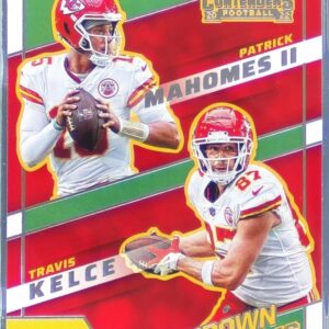 2022 Contenders Patrick Mahomes II / Travis Kelce #TDT-KC Chiefs Touchdown
