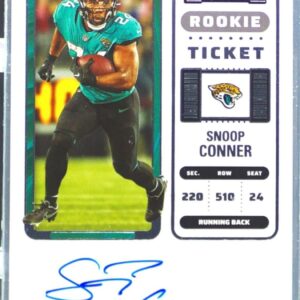 2022 Contenders Snoop Conner RC Auto #224 Jaguars