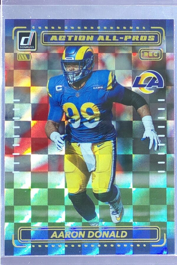 2022 Donruss Aaron Donald #AP-16 Rams Action All Pros