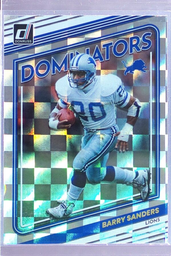 2022 Donruss Barry Sanders #D38 Lions Dominators