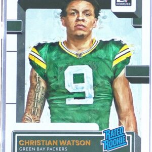 2022 Donruss Christian Watson Canvas RC #319 Packers