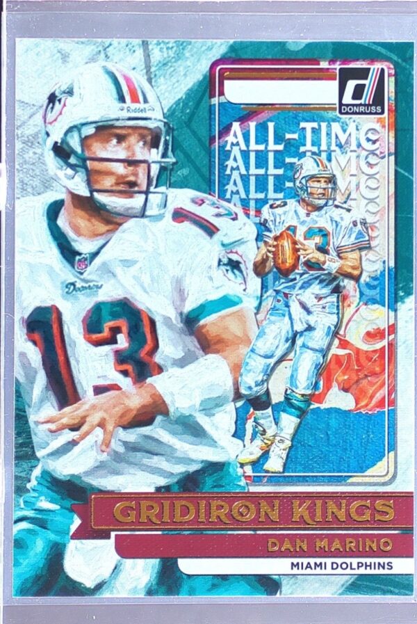 2022 Donruss Dan Marino #AT-11 Dolphins All Time Gridiron Kings