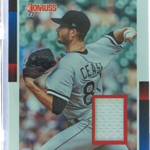 2022 Donruss Dylan Cease JSY #R88M-DY Sox Retro 1988 Materials