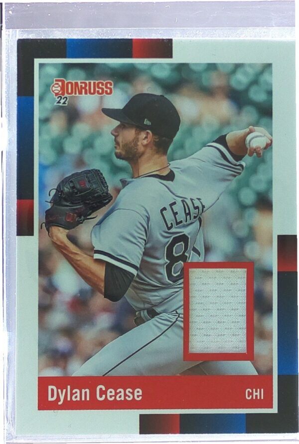 2022 Donruss Dylan Cease JSY #R88M-DY Sox Retro 1988 Materials