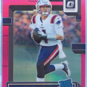2022 Donruss Optic Bailey Zappe Pink RC #229 Patriots
