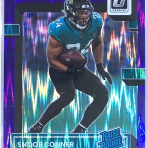 2022 Donruss Optic Snoop Conner Purple Shock RC #279 Jaguars