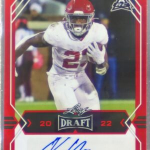 2022 Leaf Draft Roydell Williams #BA-RW1 Tide Autographs Red
