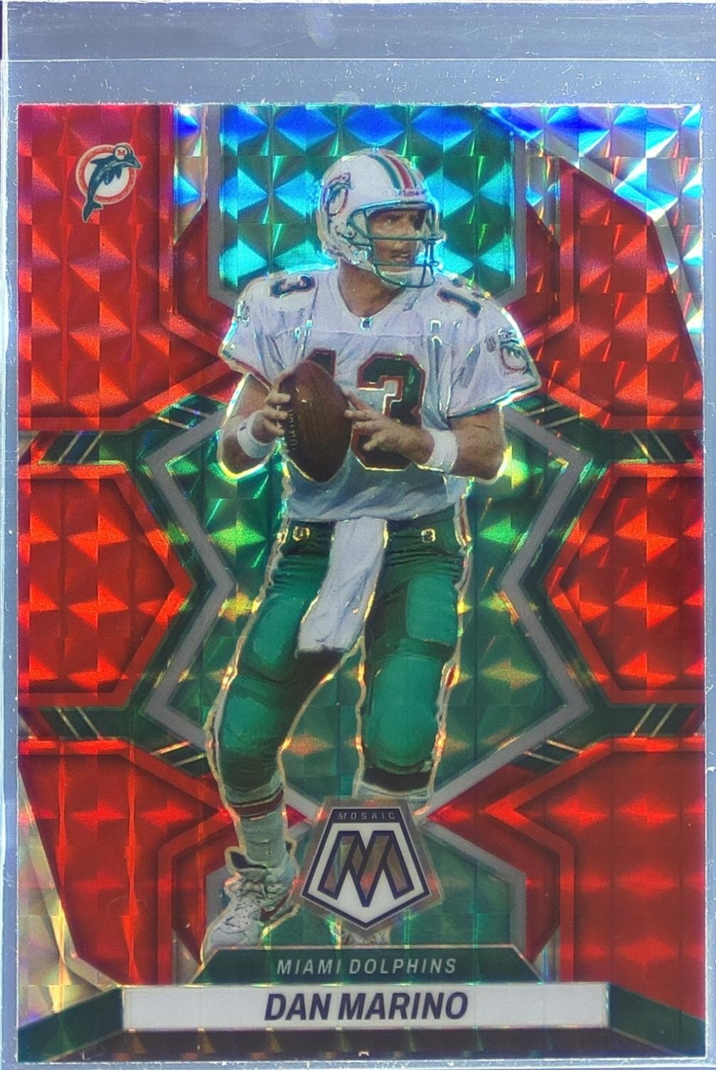 2022 Mosaic Dan Marino Mosaic Red #126 Dolphins