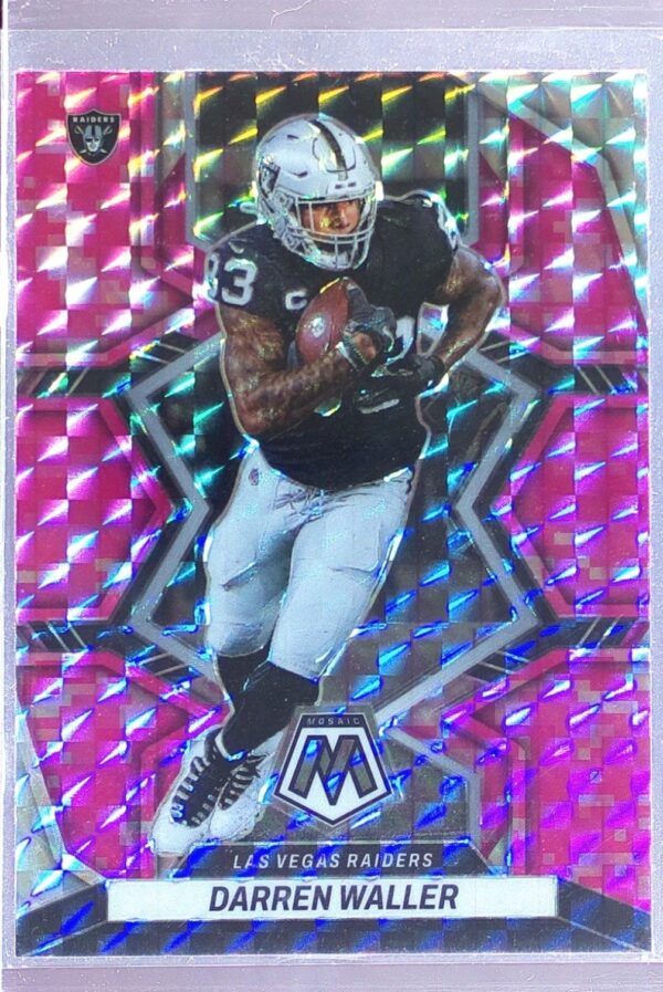 2022 Mosaic Darren Waller Mosaic Camo Pink #117 Raiders