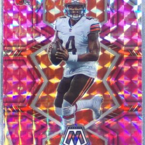 2022 Mosaic Deshaun Watson Mosaic Camo Pink #46 Browns