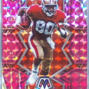 2022 Mosaic Jerry Rice Mosaic Camo Pink #181 49ers