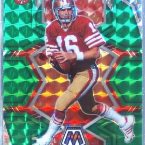 2022 Mosaic Joe Montana Mosaic Green #248 49ers