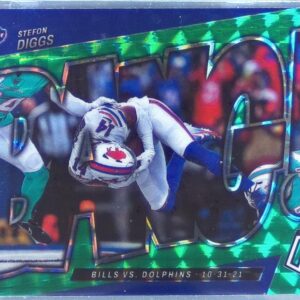 2022 Mosaic Stefon Diggs #B-11 Bills Bang! Mosaic Green