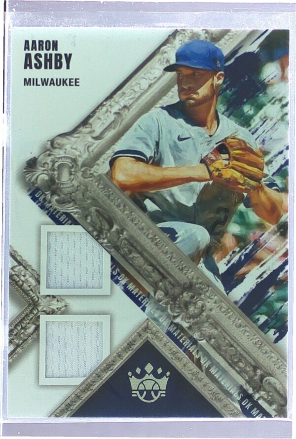 2022 Panini Diamond Kings Aaron Ashby JSY #DKM-AA Brewers DK Materials