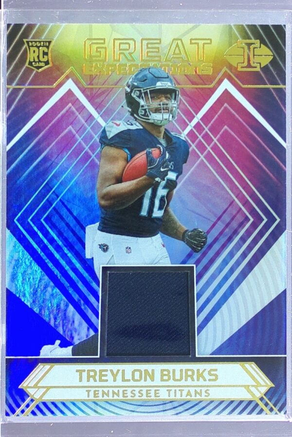 2022 Panini Illusions Treylon Burks JSY RC #GE-TB Titans Great Expectations