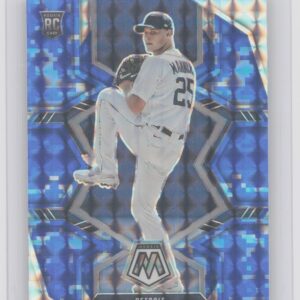 2022 Panini Mosaic Matt Manning Blue Camo Mosaic #220 Tigers