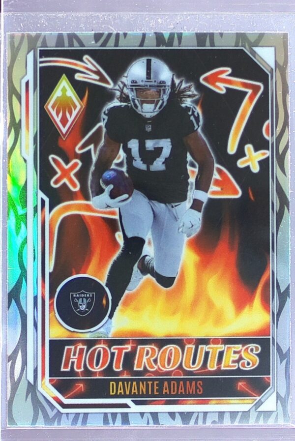 2022 Panini Phoenix Davante Adams #HR-10 Raiders Hot Routes