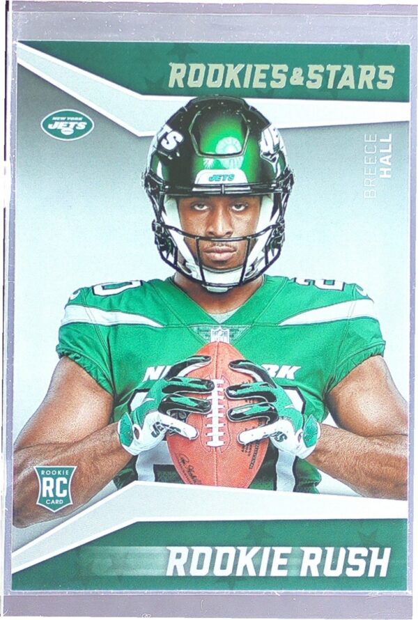 2022 Panini Rookies & Stars Breece Hall RC #RR-12 Jets Rookie Rush