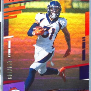 2022 Prestige Justin Simmons Xtra Points Red /449 #92 Broncos