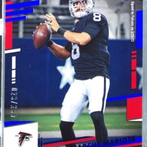 2022 Prestige Marcus Mariota Xtra Points Blue /299 #292 Falcons