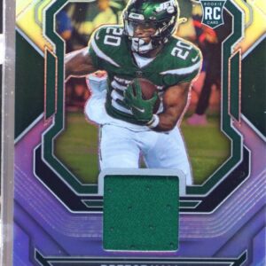 2022 Prizm Breece Hall RC JSY #PJ-BH Jets Premier Jerseys