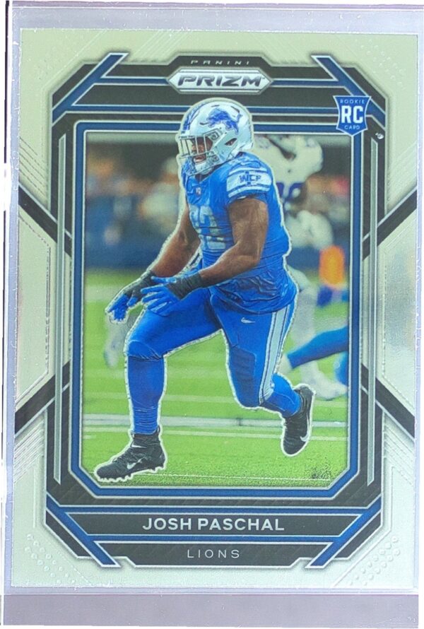 2022 Prizm Josh Paschal RC #389 Lions