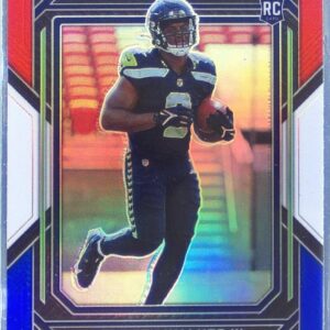 2022 Prizm Kenneth Walker III Red White and Blue RC #318 Seahawks