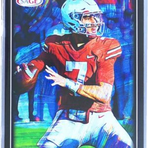 2022 SAGE Artistry C.J. Stroud Canvas Stock Black #36 Buckeyes