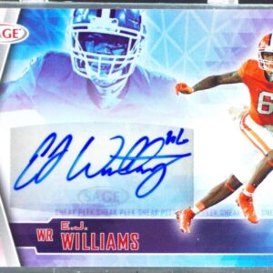 2022 SAGE E.J. Williams Auto #SPA-EJW Tigers Sneak Peek Autographs Red